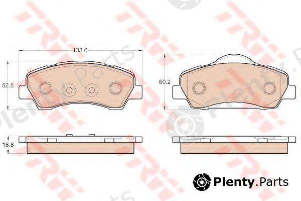  TRW part GDB1992 Brake Pad Set, disc brake