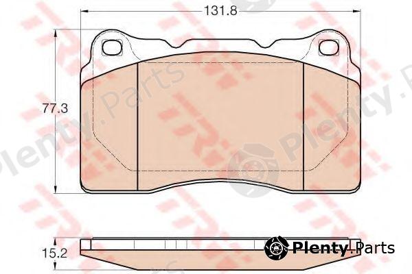  TRW part GDB2007 Brake Pad Set, disc brake