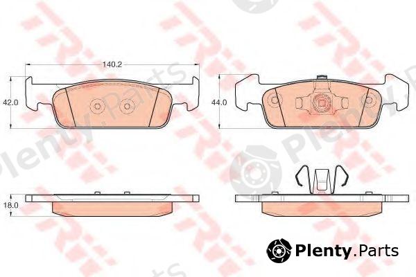  TRW part GDB2018 Brake Pad Set, disc brake