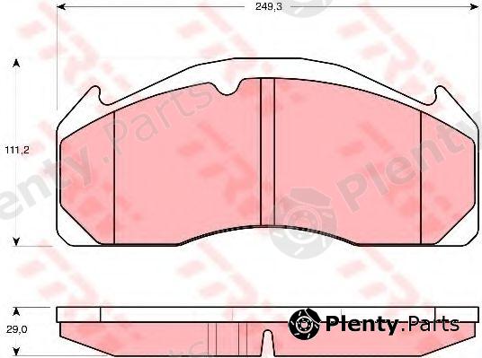  TRW part GDB5085 Brake Pad Set, disc brake