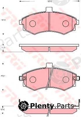  TRW part GDB7665 Brake Pad Set, disc brake