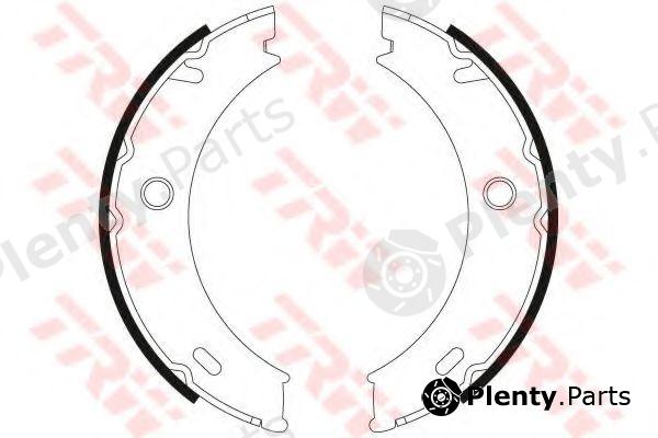  TRW part GS8466 Brake Shoe Set, parking brake