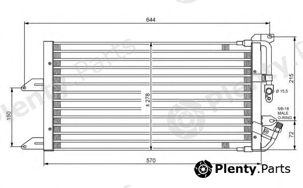  NRF part 35335 Condenser, air conditioning