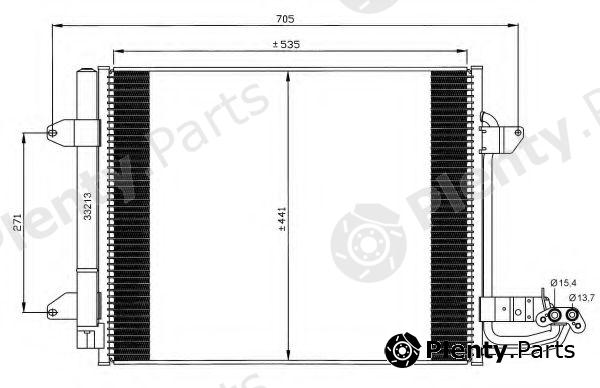  NRF part 35521 Condenser, air conditioning