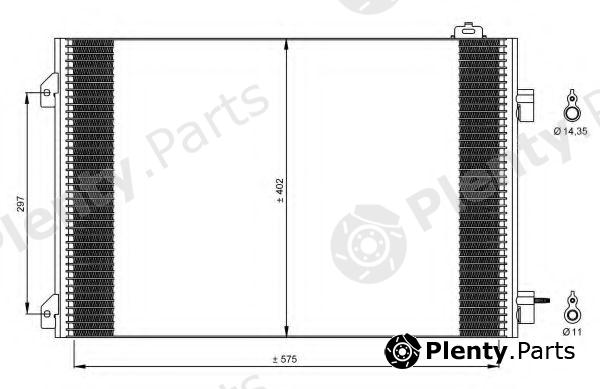  NRF part 35545 Condenser, air conditioning