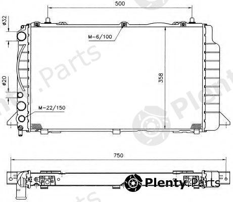  NRF part 50527 Radiator, engine cooling