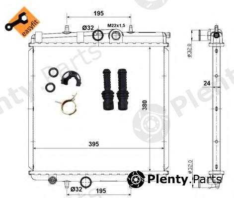  NRF part 509523 Radiator, engine cooling