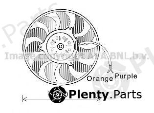  AVA QUALITY COOLING part AI7517 Fan, radiator