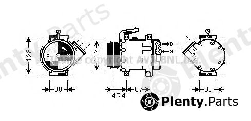  AVA QUALITY COOLING part FTAK366 Compressor, air conditioning