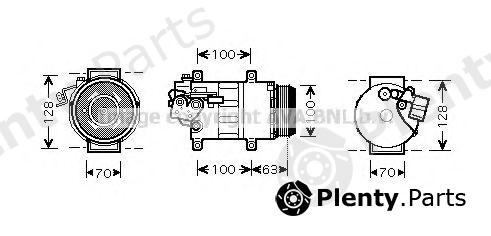  AVA QUALITY COOLING part MSAK404 Compressor, air conditioning