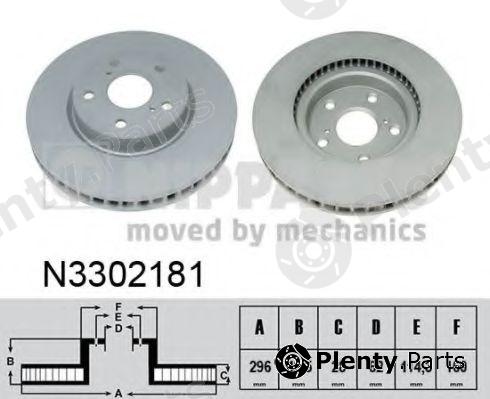  NIPPARTS part N3302181 Brake Disc