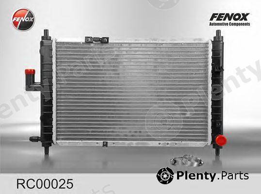  FENOX part RC00025 Radiator, engine cooling
