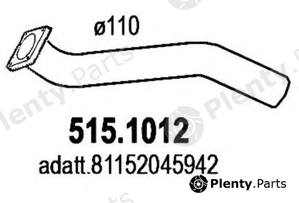  ASSO part 515.1012 (5151012) Exhaust Pipe