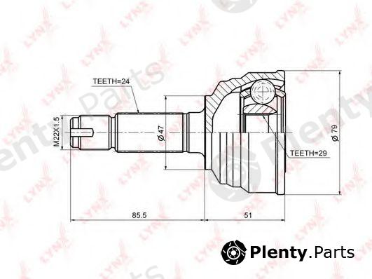  LYNXauto part CO-3682 (CO3682) Joint Kit, drive shaft