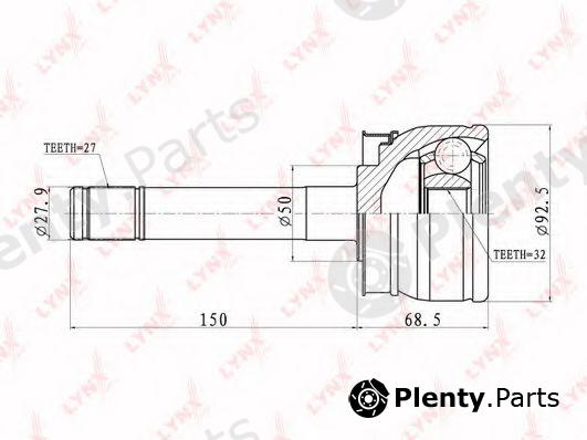  LYNXauto part CO5734 Joint Kit, drive shaft