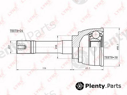  LYNXauto part CO7305 Joint Kit, drive shaft