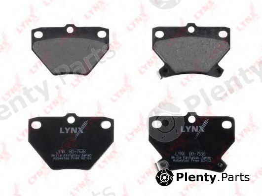  LYNXauto part BD-7538 (BD7538) Brake Pad Set, disc brake