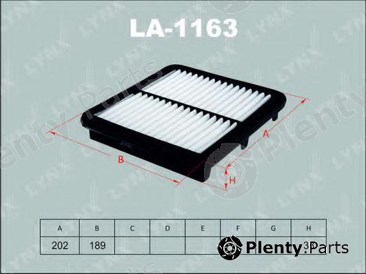 LYNXauto part LA1163 Air Filter