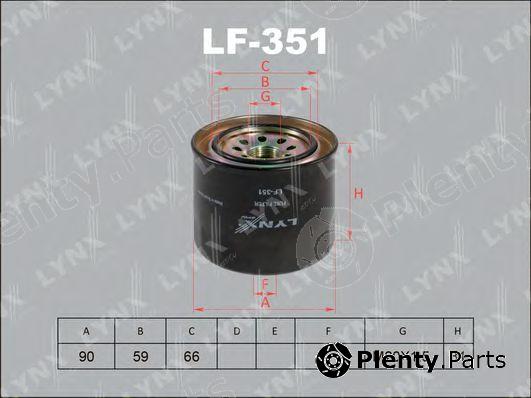  LYNXauto part LF351 Fuel filter