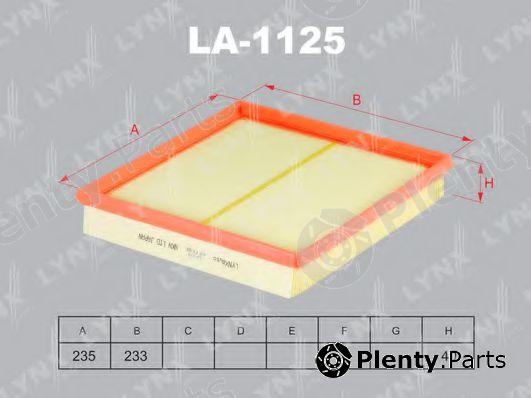  LYNXauto part LA-1125 (LA1125) Air Filter