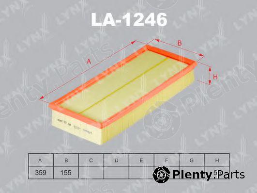  LYNXauto part LA-1246 (LA1246) Air Filter