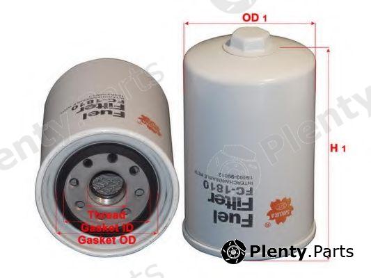  SAKURA part FC1810 Fuel filter