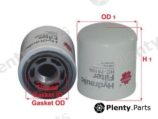  SAKURA part HC-76100 (HC76100) Filter, operating hydraulics