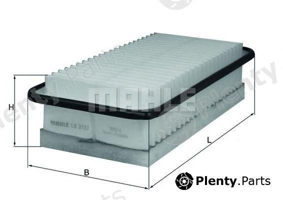  KNECHT part LX3187 Air Filter