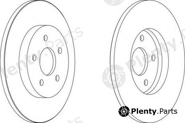  FERODO part DDF1126 Brake Disc