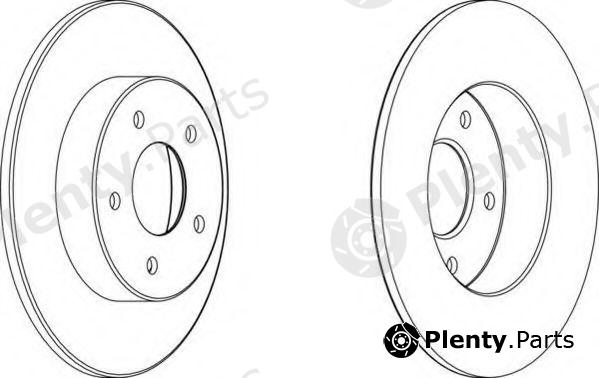  FERODO part DDF1383 Brake Disc
