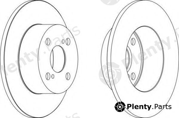  FERODO part DDF1487 Brake Disc