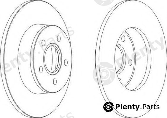 FERODO part DDF1497 Brake Disc