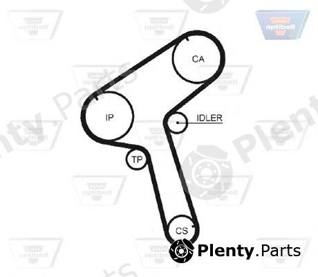  OPTIBELT part ZRK1189 Timing Belt