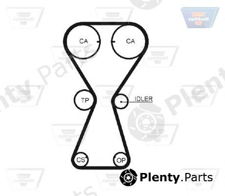  OPTIBELT part ZRK1193 Timing Belt