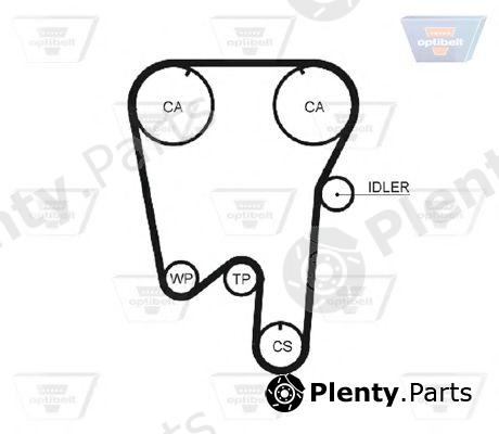  OPTIBELT part ZRK1194 Timing Belt