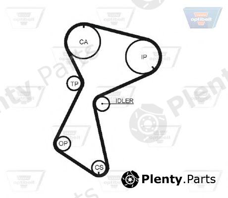  OPTIBELT part ZRK1195 Timing Belt