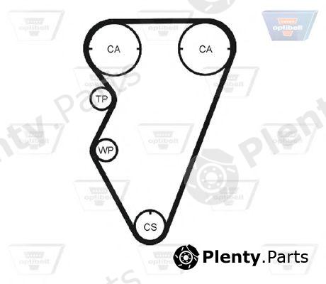  OPTIBELT part ZRK1299 Timing Belt