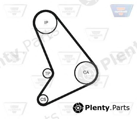  OPTIBELT part ZRK1424 Timing Belt