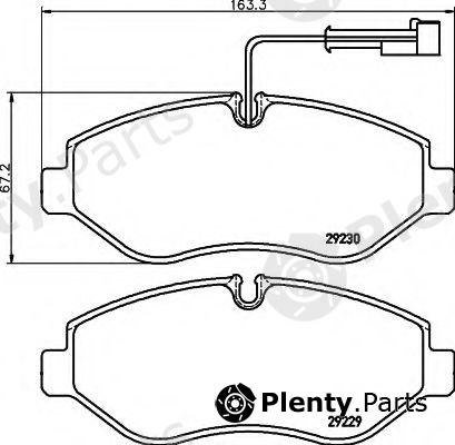  HELLA part 8DB355005-611 (8DB355005611) Brake Pad Set, disc brake