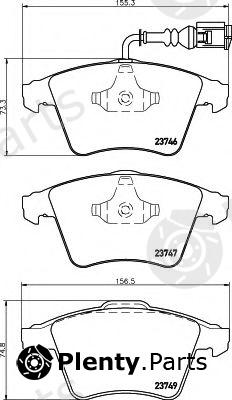  HELLA part 8DB355011-171 (8DB355011171) Brake Pad Set, disc brake