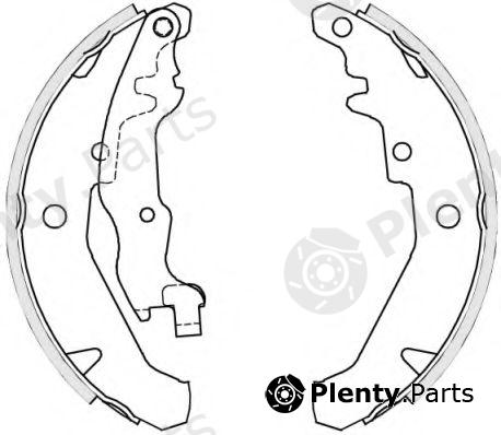  REMSA part 413901 Brake Shoe Set