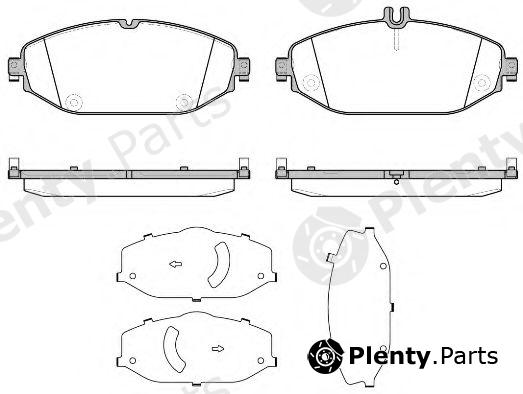  REMSA part 1618.00 (161800) Brake Pad Set, disc brake