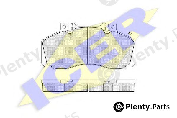  ICER part 150722-204 (150722204) Brake Pad Set, disc brake