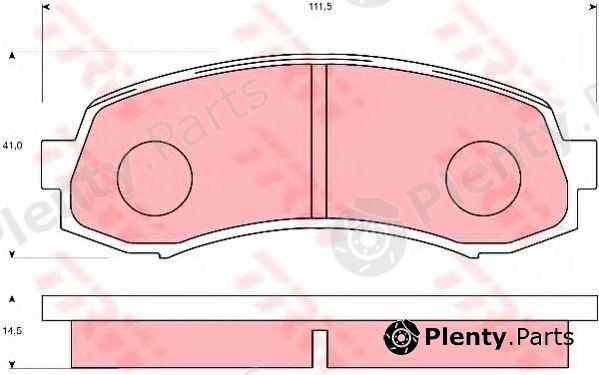  TRW part GDB7097 Brake Pad Set, disc brake