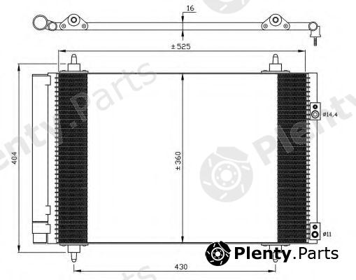  NRF part 35610 Condenser, air conditioning