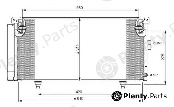  NRF part 35868 Condenser, air conditioning