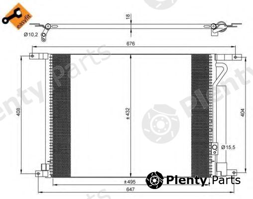  NRF part 35931 Condenser, air conditioning