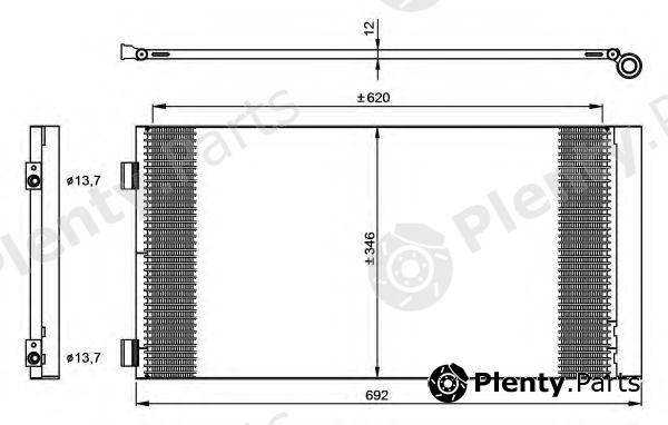  NRF part 35961 Condenser, air conditioning