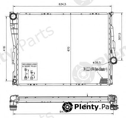  NRF part 51577 Radiator, engine cooling