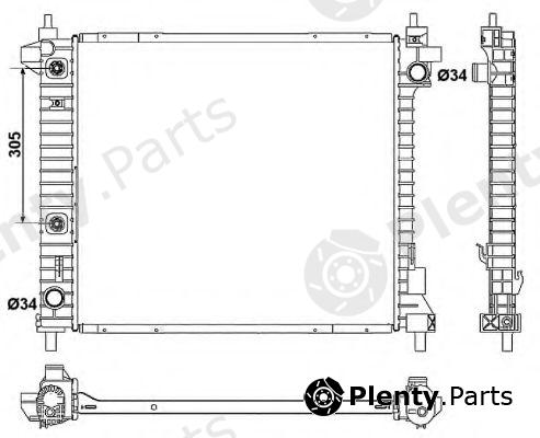  NRF part 53046 Radiator, engine cooling